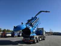 Scania Larsen FlexVac 311 Ładowarka próżniowa ssąca  koparka ssąca substancje sypkie odkurzacz WUKO Saugbagger