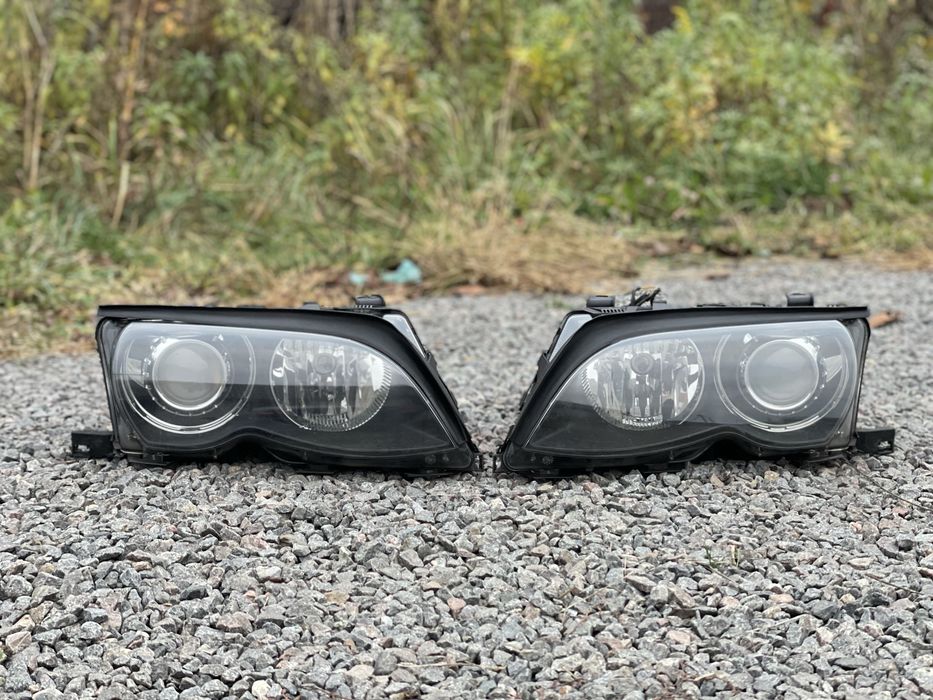 Фари БМВ е46 Рестайл Ксенон Линза комплект з блоками Ідеал BMW