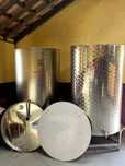 Cuba Inox 1000 l com tampa pneumatica