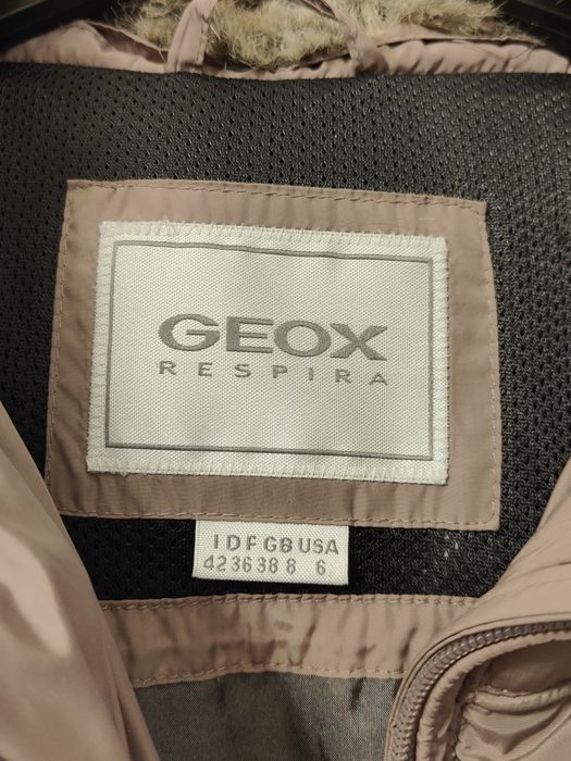 Пальто демісезонне Geox з капюшоном