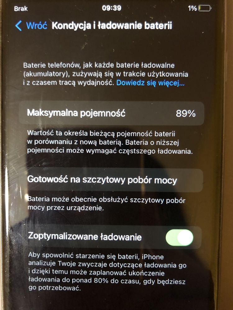 iPhone 8 black 64 GB 89% STAN BARDZO DOBRY