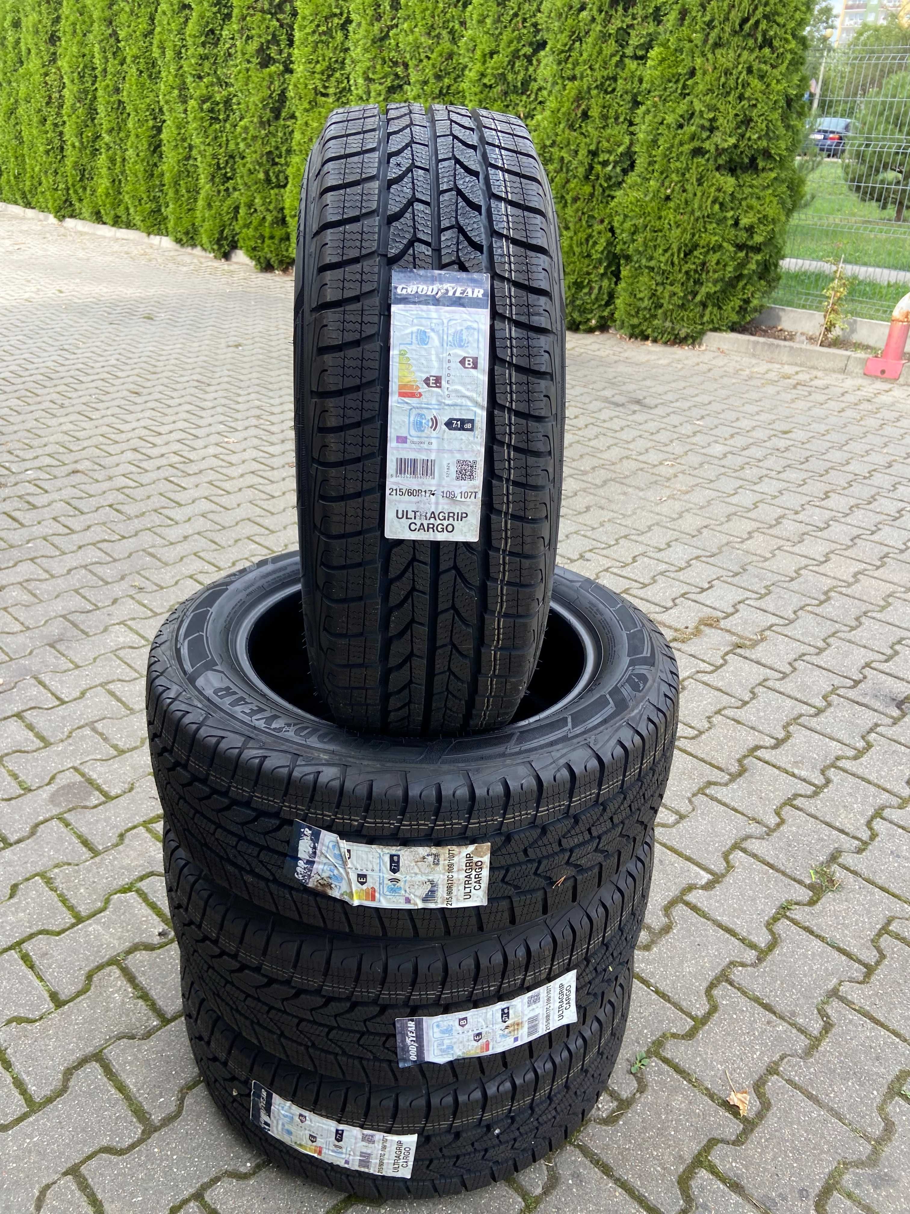 4x 215/60R17c Goodyear UltraGrip Cargo 109/107T