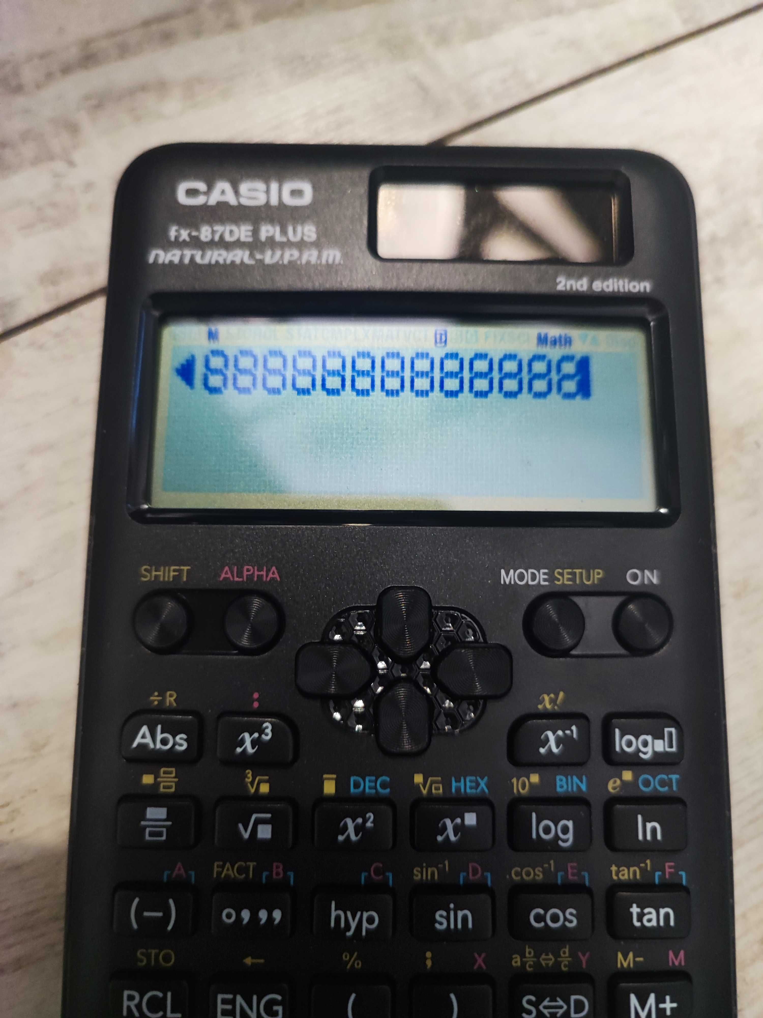 Kalkulator  naukowy biurowy Casio FX 87 DE Plus