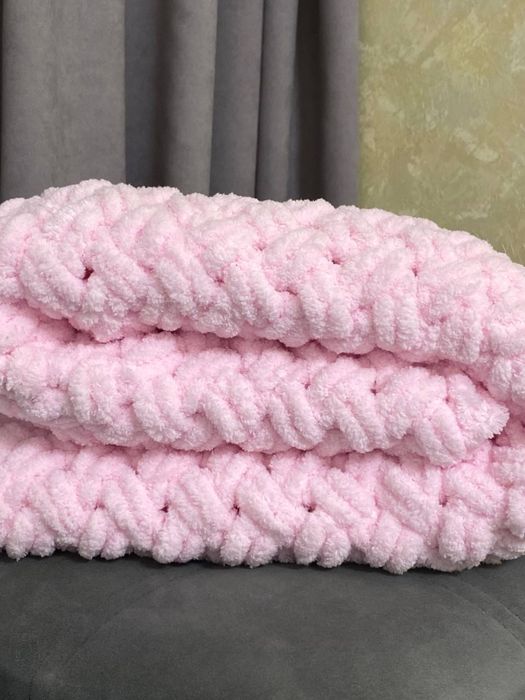 Пледи дитячі з алізе пуффі