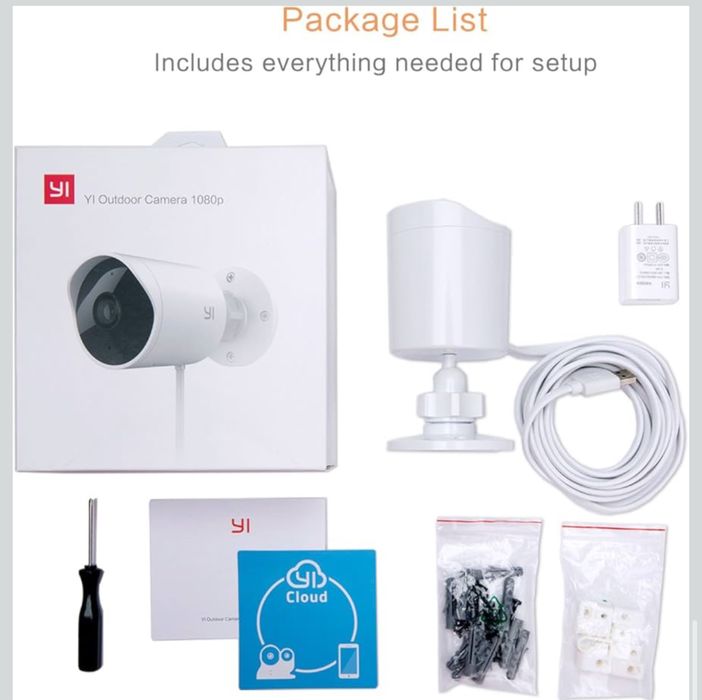 Kamera Zewnętrzna WiFi FHD YI OUTDOOR AI+