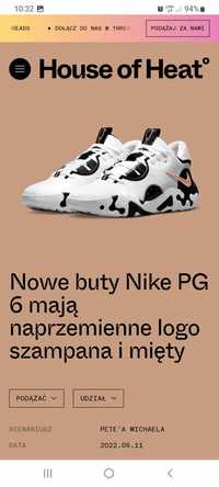 Buty Nike PG6  36.5