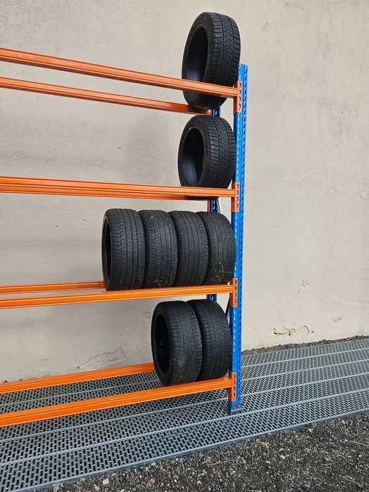 Regał na opony, regał na koła, regał warsztatowy, regał garażowy