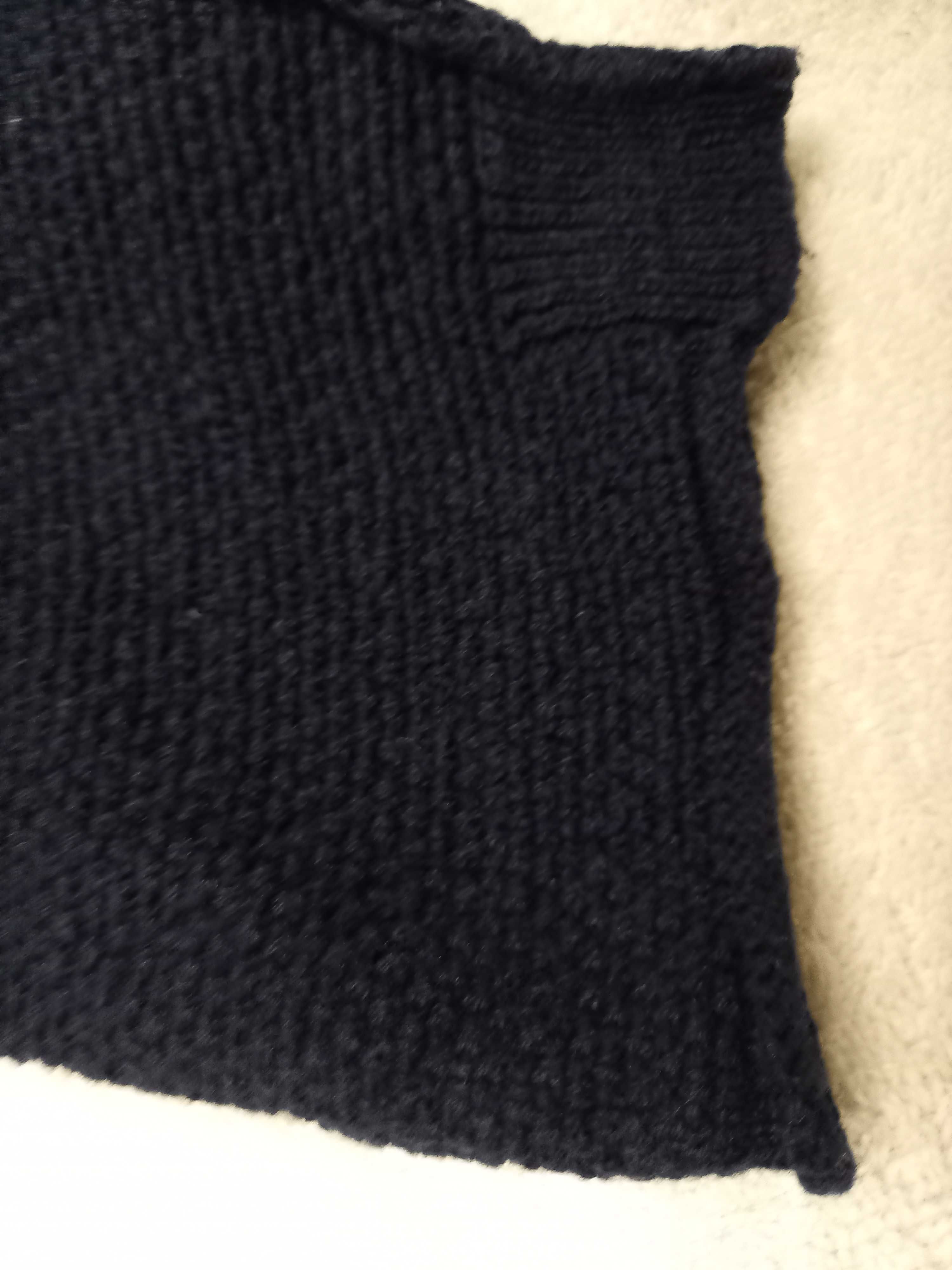 Sweter - granatowy