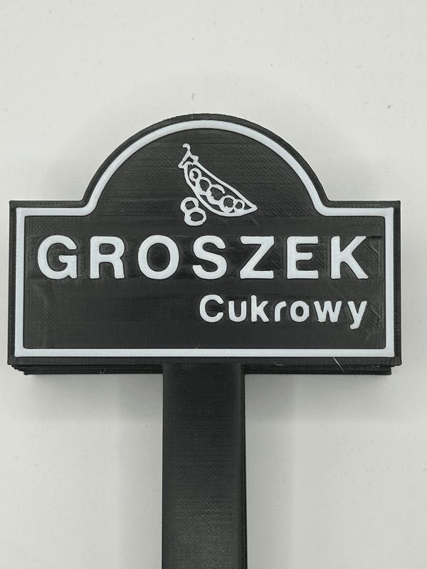 Tabliczka tabliczki etykieta do roślin warzyw oznaczanie