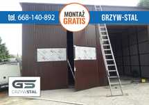 GARAŻ BLASZANY - Garaże Blaszane - Hala Magazynowa - Wiata - GRZYWSTAL
