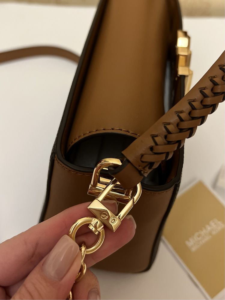 Сумка Michael Kors karlie original коричневая сумочка crossbody