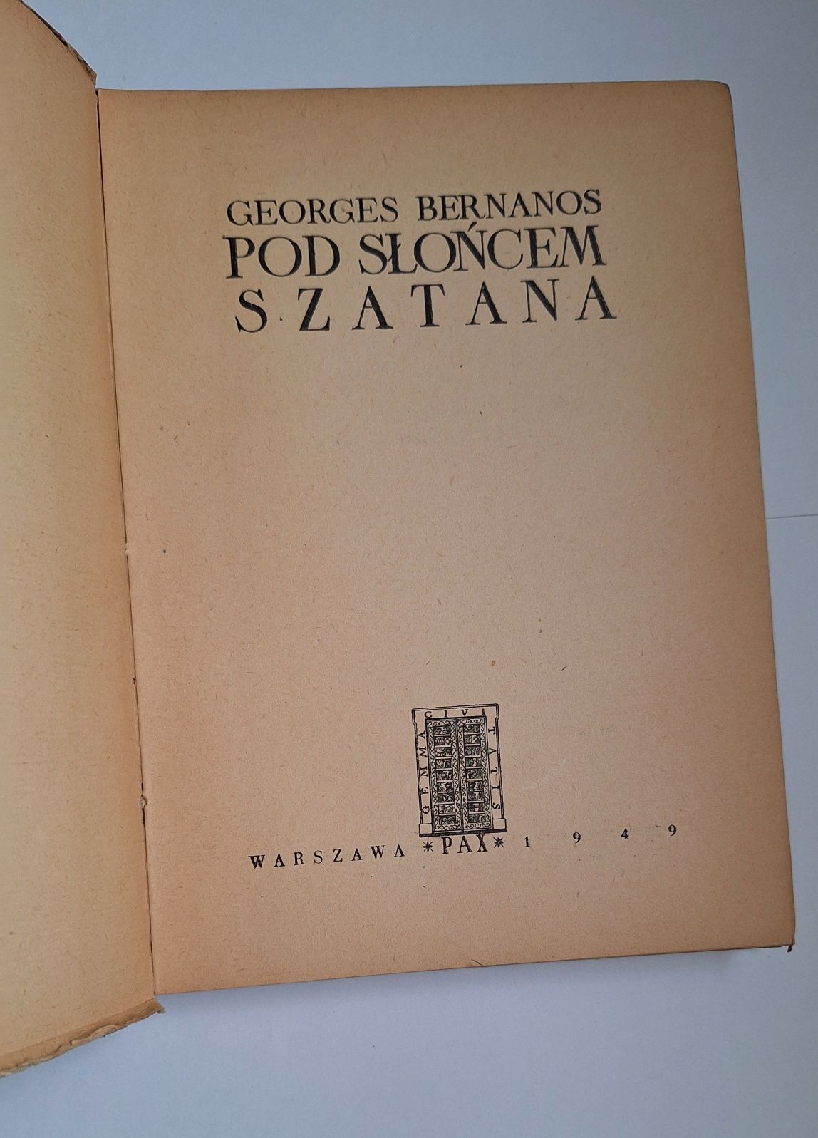 Pod słońcem szatana, Georges Bernanos, w tłumaczeniu A. Wata