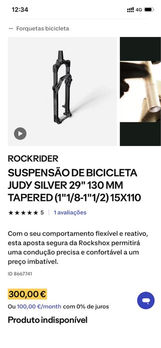 Suspensão roda 29
