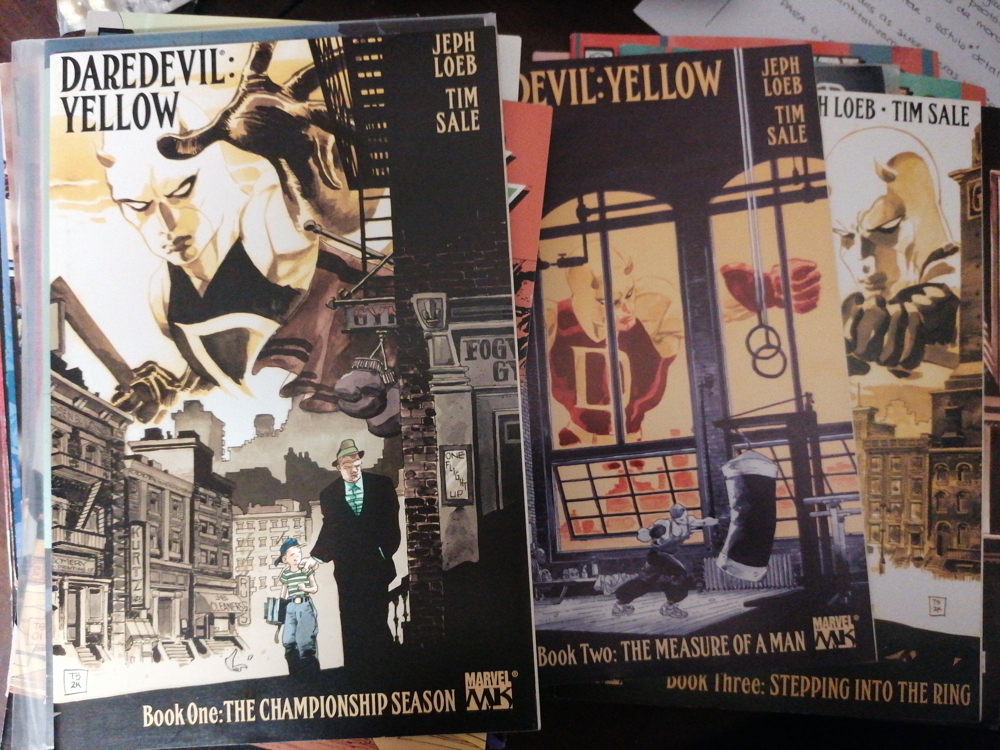 Daredevil Yellow Set completo 1 a 6 Comics Marvel