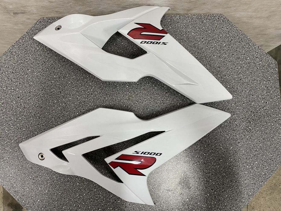 Bmw s1000r Boczki Biały Boczek Lewy Prawy Plastik Owiewki Białe