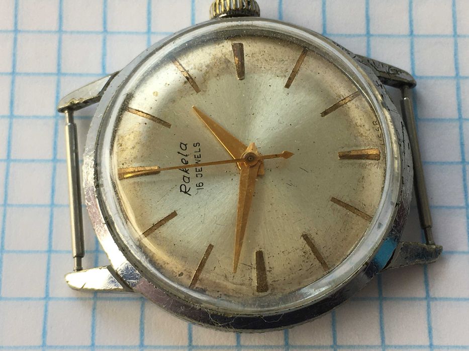 Часы механические Ракета СССР рабочие