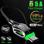 Кабель для быстрой зарядки USB на Type-C BASEUS 6A длина 2м