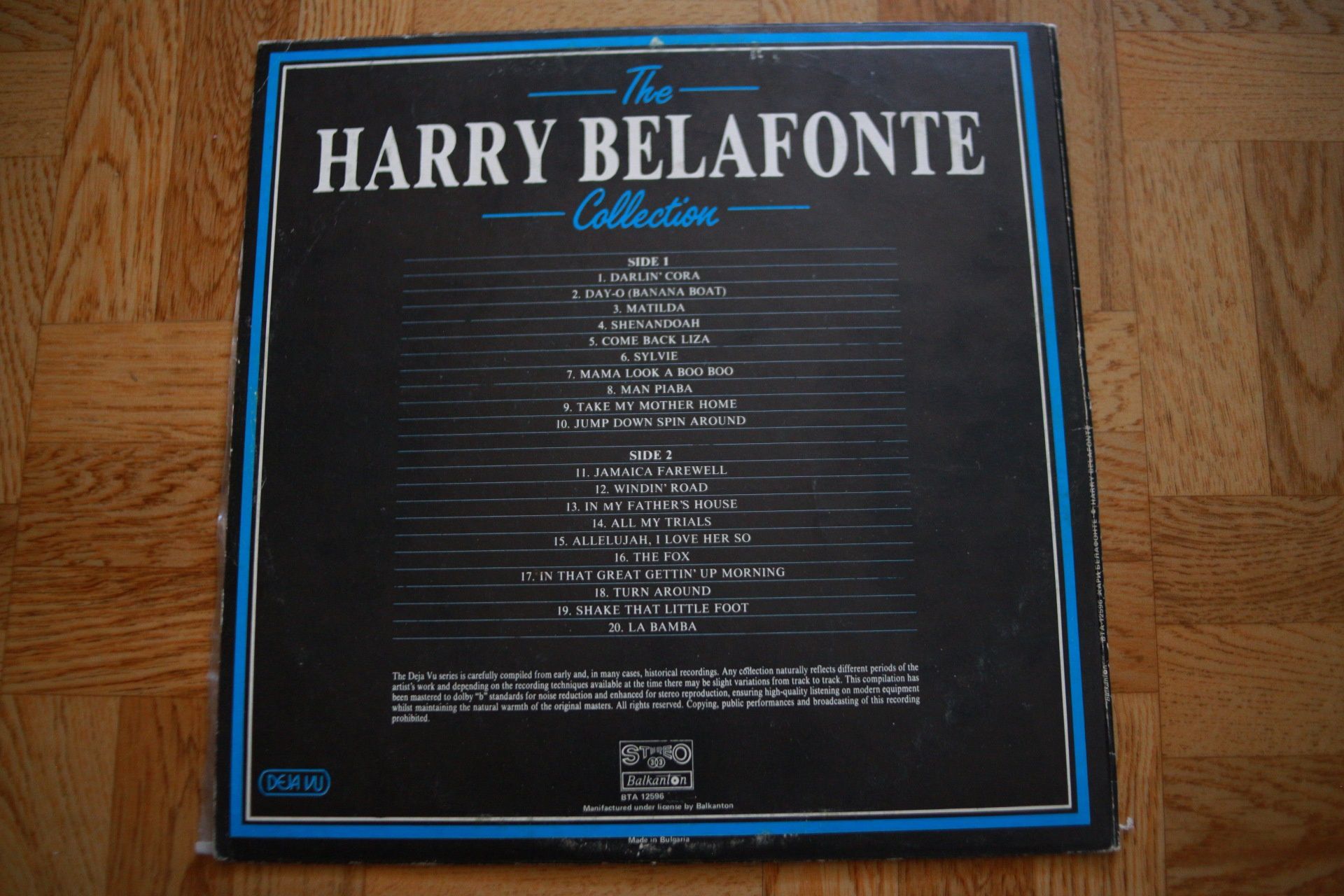 Пластинки Pink Floyd Delicate sound of thunder, Harry Belafonte