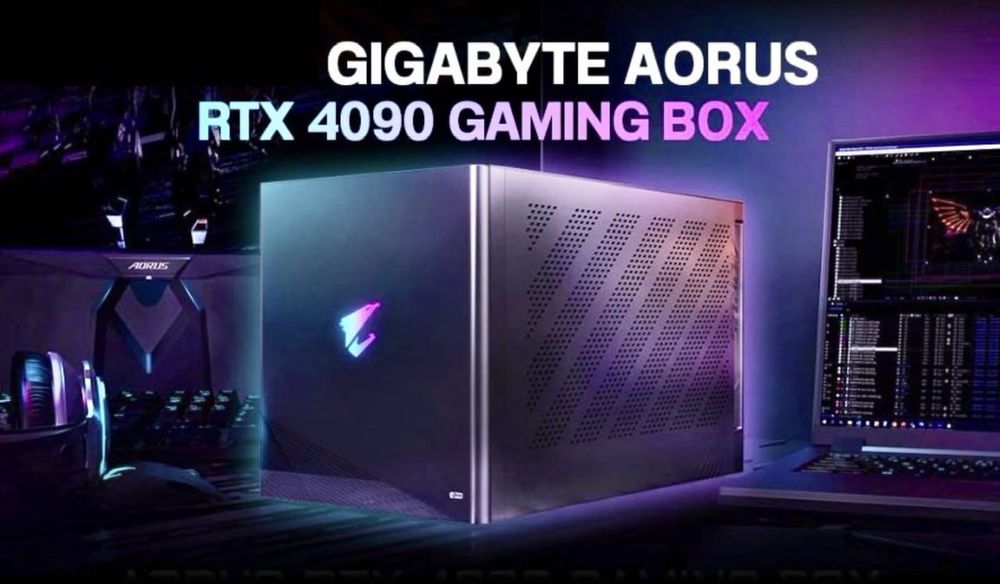 EGPU Графічна станція Aorus RTX 4090 BOX 24GB Water-cooled Gigabyte