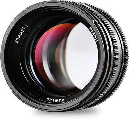 Objetiva 50mm com impressionante abertura 1.1 - Canon serie EF-M