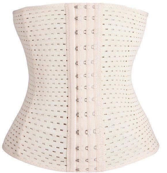 Корсет для cхуднення на 4 металеві вставки : бежевий, чорний