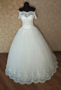 Свадебное Платье, Айвори, р-р 42-46, рост 175-185см