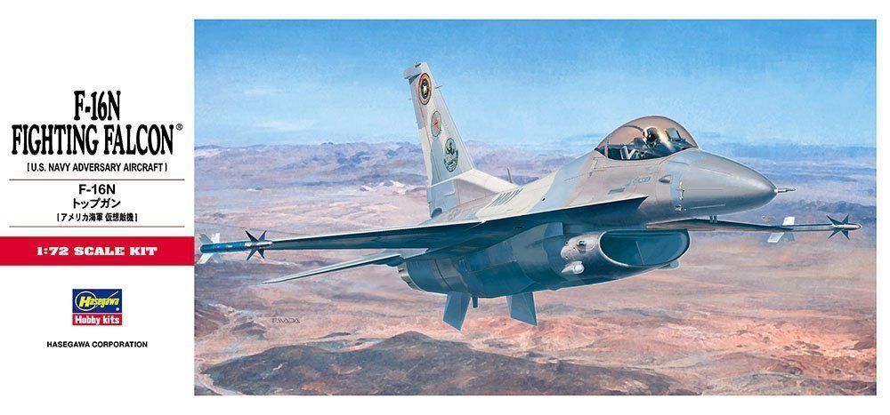 Hasegawa C12 F-16N Top Gun 1/72