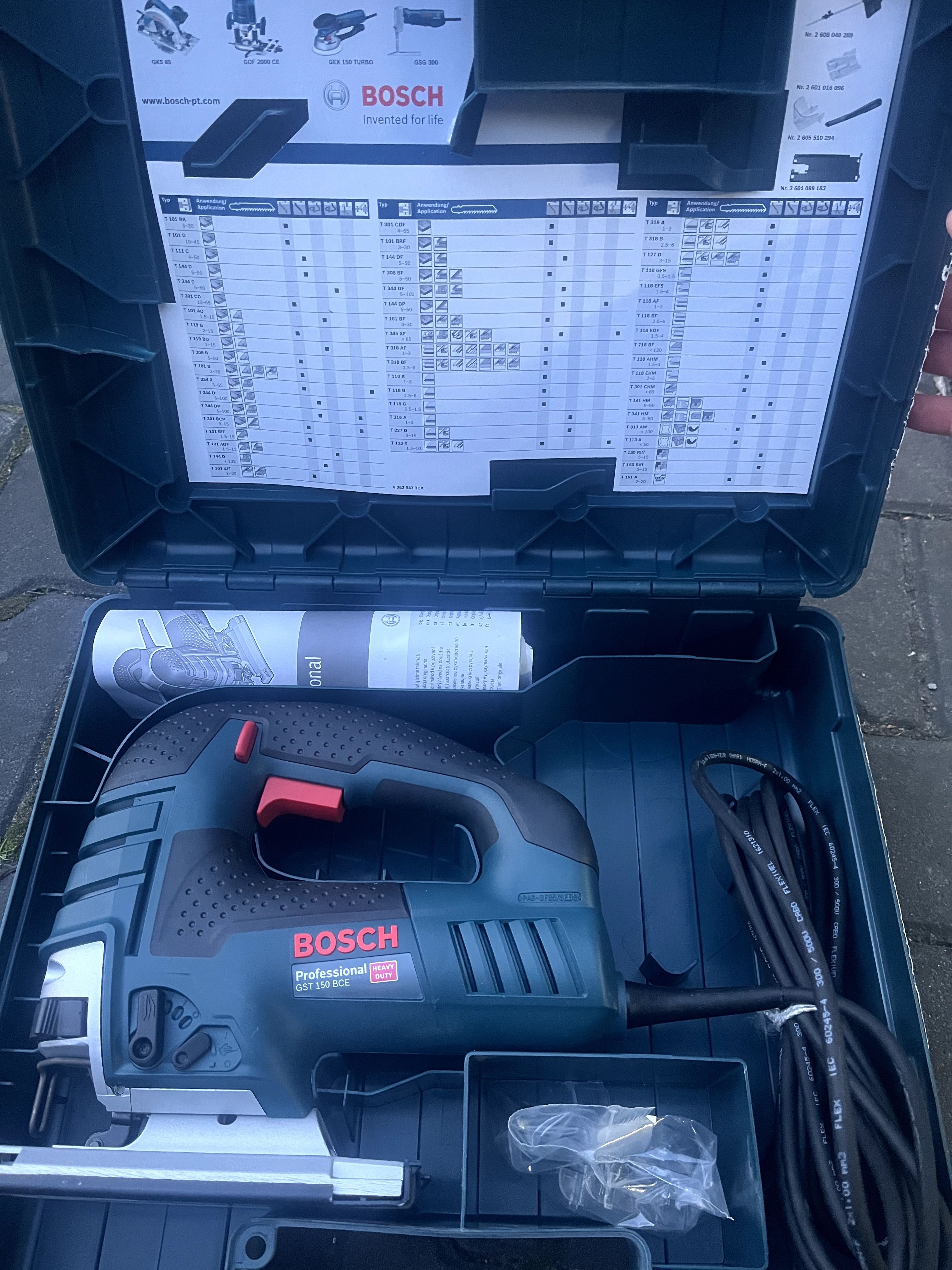 Wyrzynarka 780W GST 150BCE BOSCH + Walizka