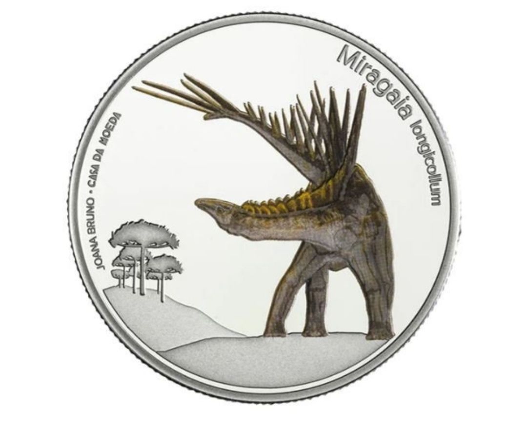 Moeda 5 euros Dinossaurs proff