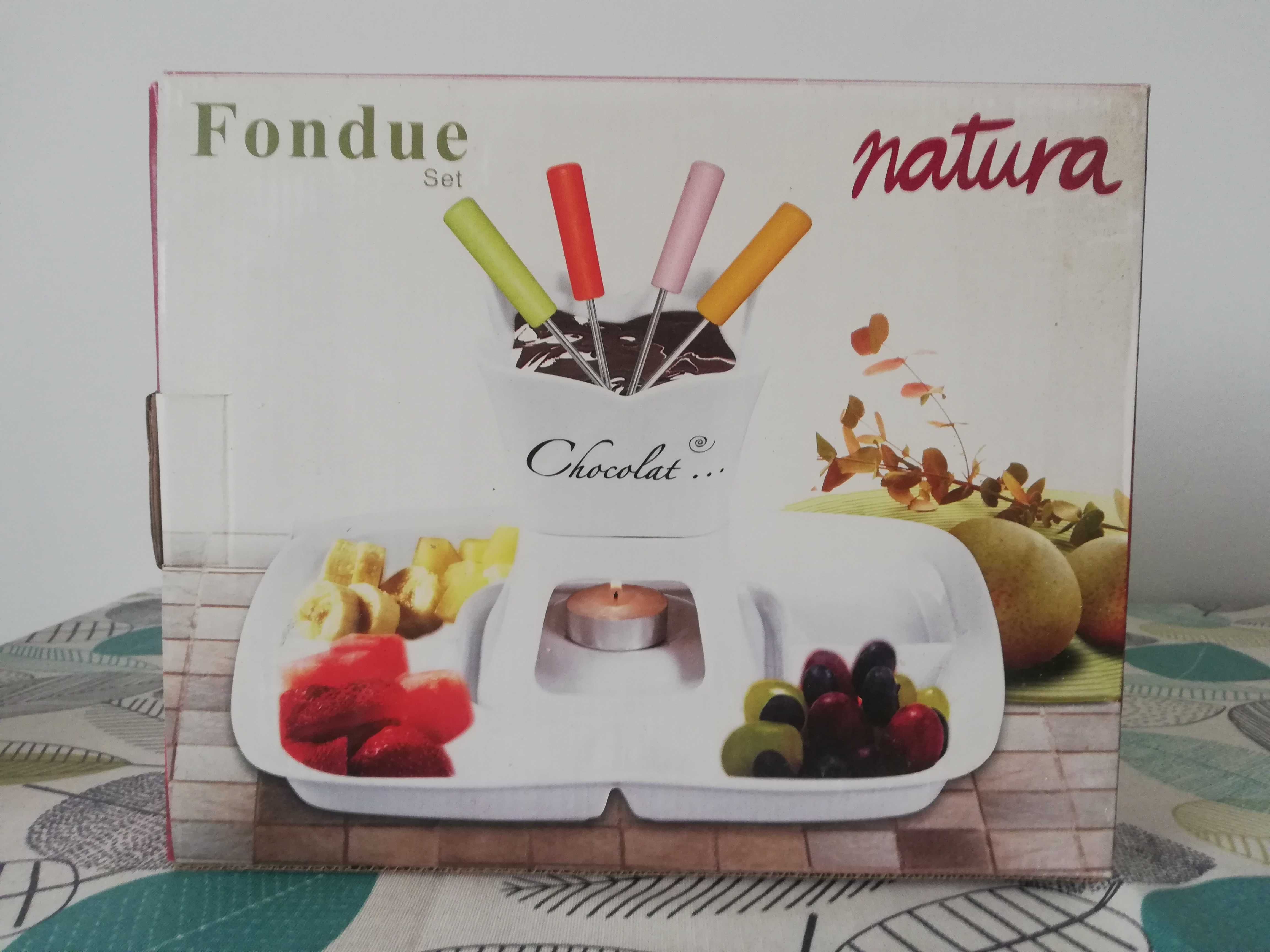 Fondue Set para chocolate NATURA