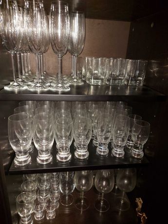Serviço de copos de cristal da bohemia  (baixa de preço)