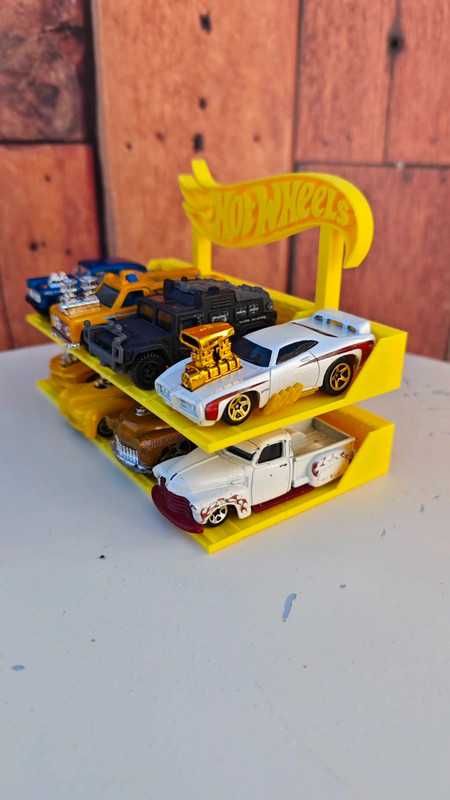 Expositor de 8 carrinhos Hot Wheels