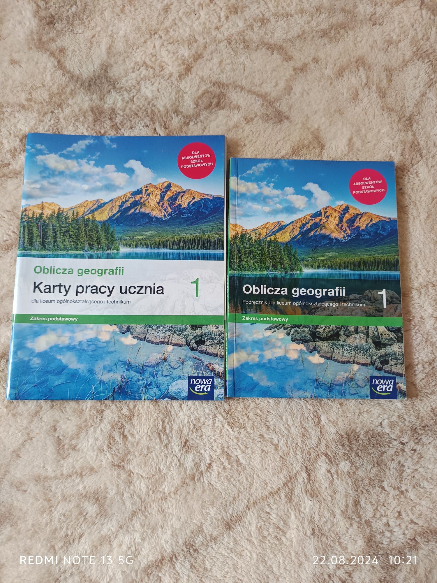 Oblicza geografii 1 podręcznik i karty pracy do geografii zakres podst
