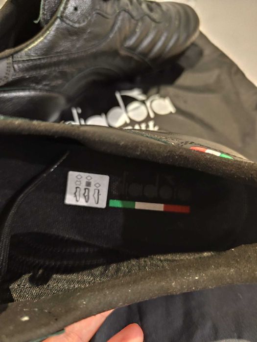 Chuteiras de futebol Diadora Brasil Made in Italy OG FG - NOVAS