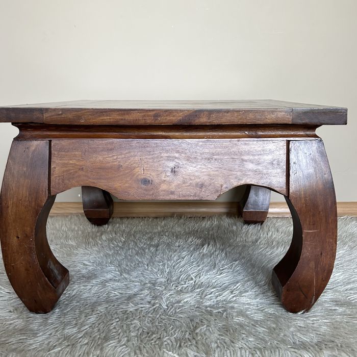 Stolik kawowy drewno egzotyczne palisander