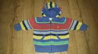 Sweterek wełniany rozpinany Ralph Lauren jak nowy roz. 68