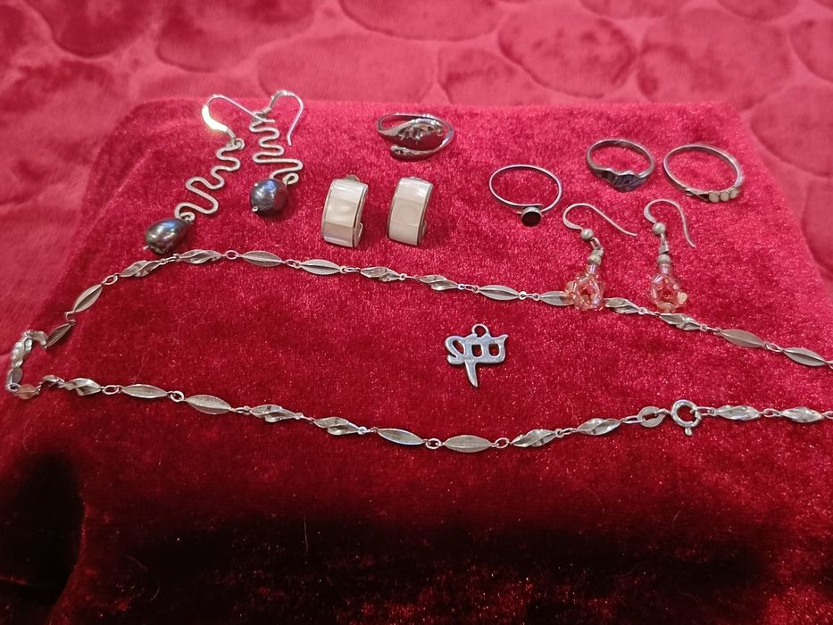 Srebro mix srebrne przedmioty