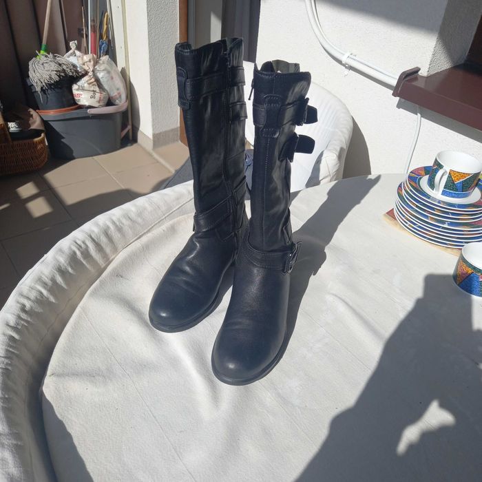 Damskie kozaki ECCO w rozmiarze 38