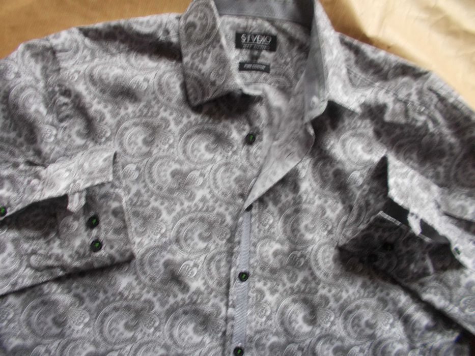 L JEFF BANKS STVDIO Premium Designerska, Nowa Koszula Męska L 41 UK