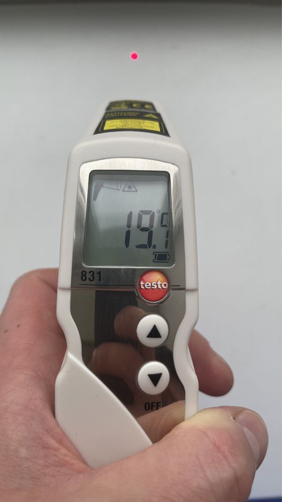 Testo 831 термометр для їжі ( пірометр)