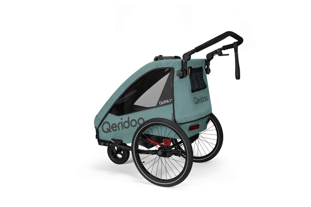 Qerdioo Qupa 1 Plus Mineral Blue 2025 przyczepka rowerowa wózek spacer
