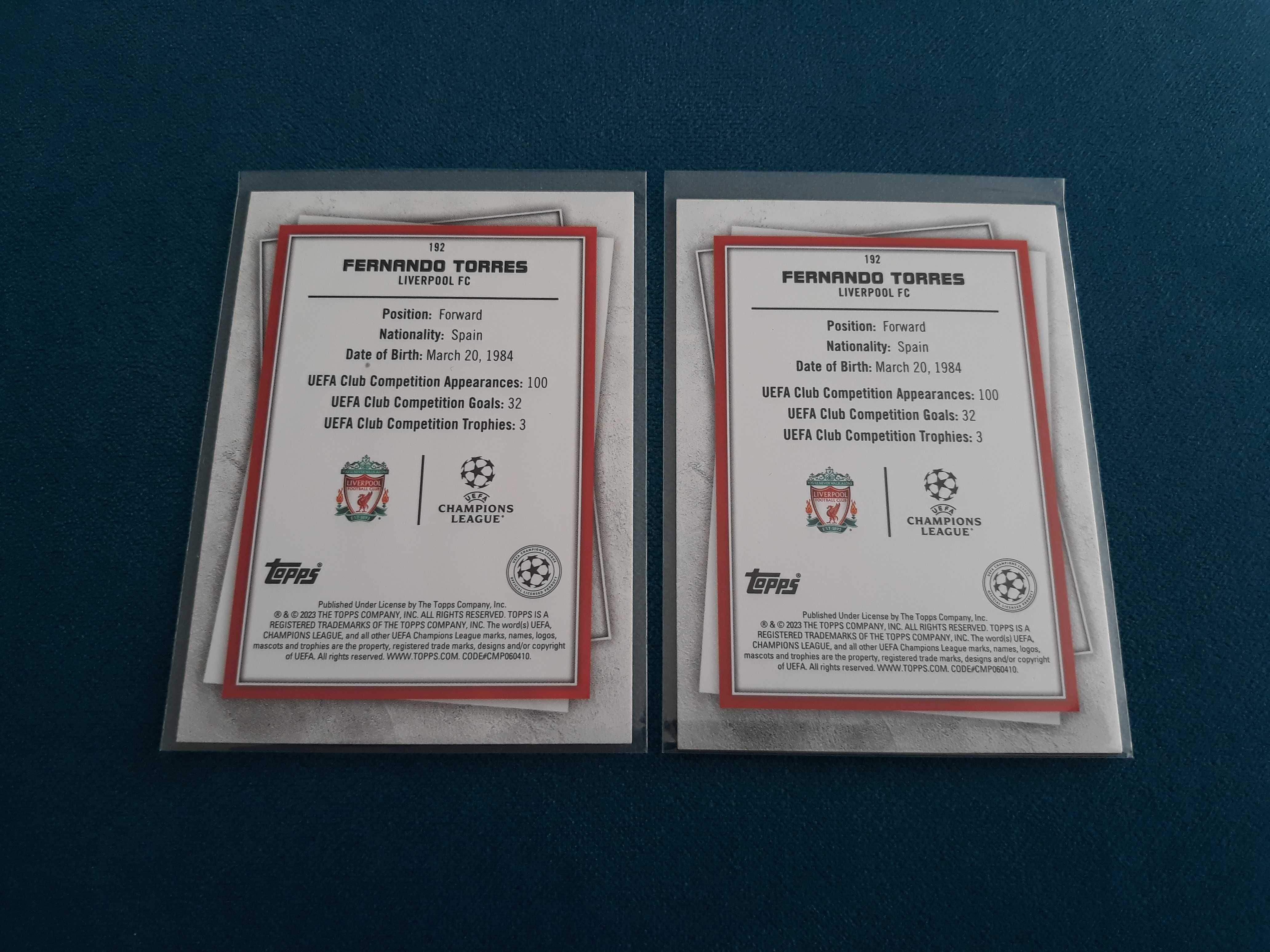 Karty Topps UEFA Superstars 2023 - Liga Mistrzów - Fernando Torres