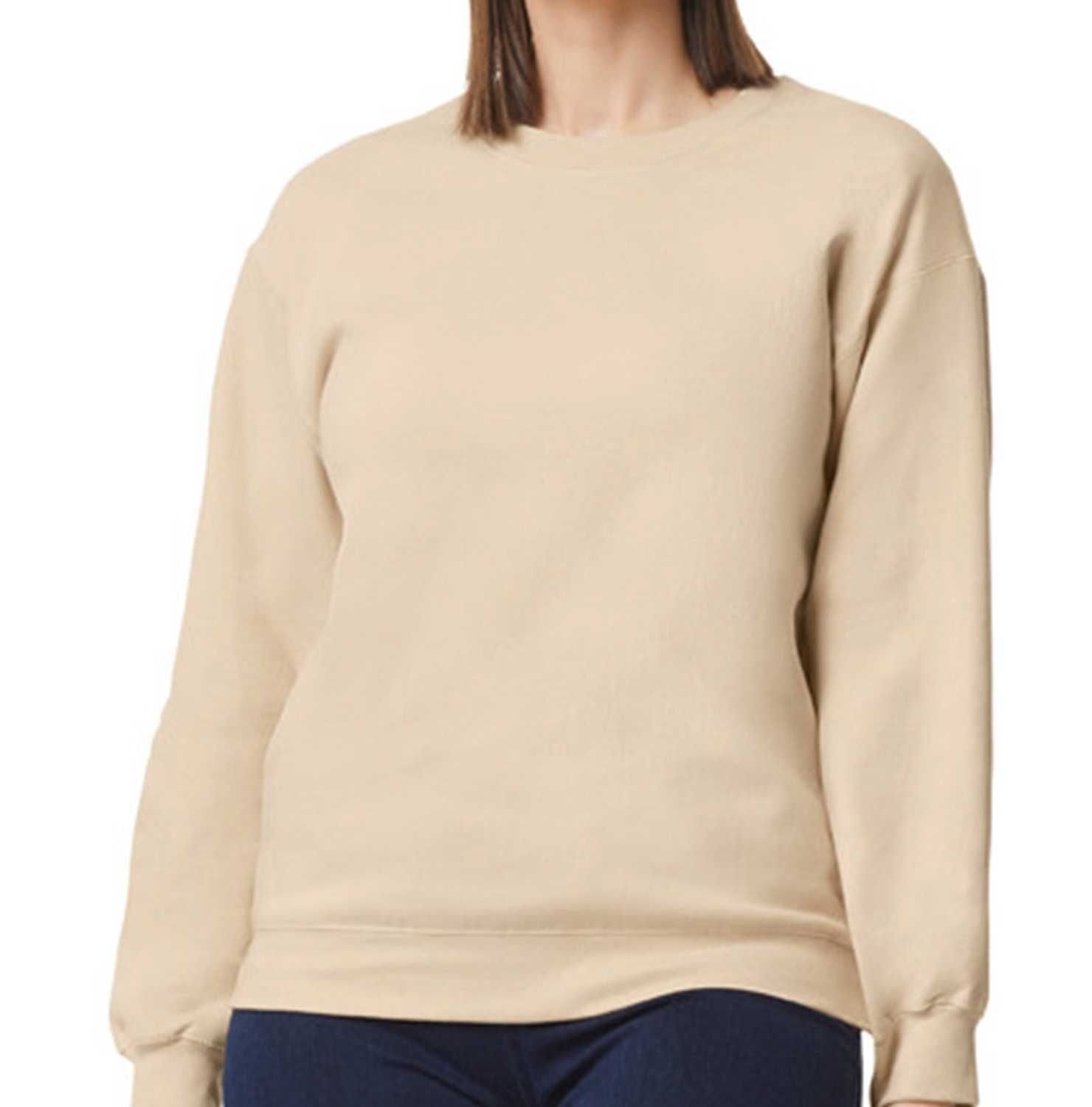 Bluza uniwersalna GILDAN Softstyle Midweight piaskowa S