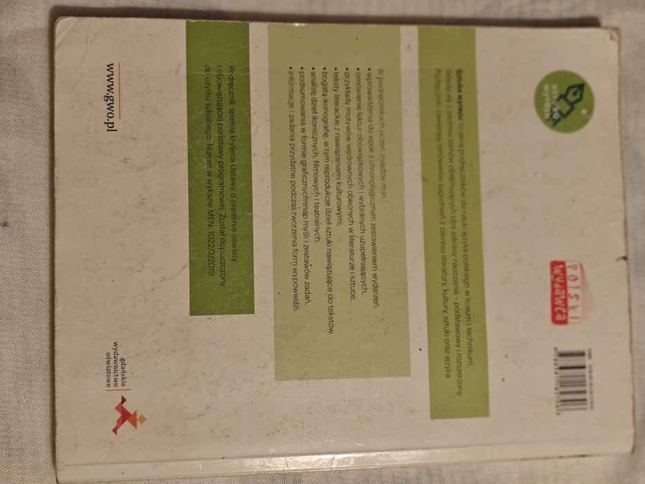 Język polski 1 Sztuka wyrazu Dwie książki cz.1 i 2 GWOZP i R