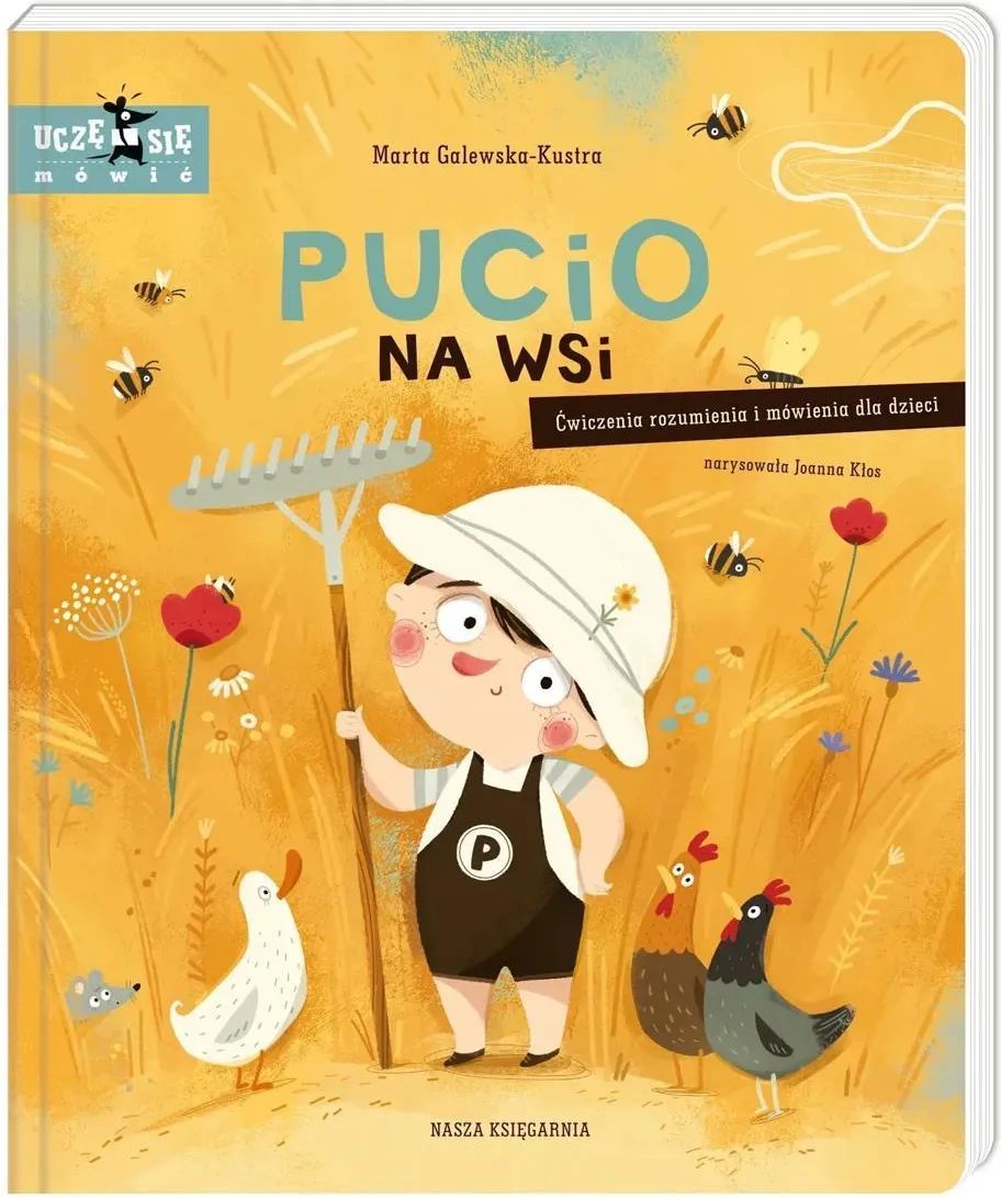 Książka dla przedszkolaków Pucio na wsi dla dzieci 3-6 lat