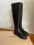 Botas pretas pele Twinset Milano