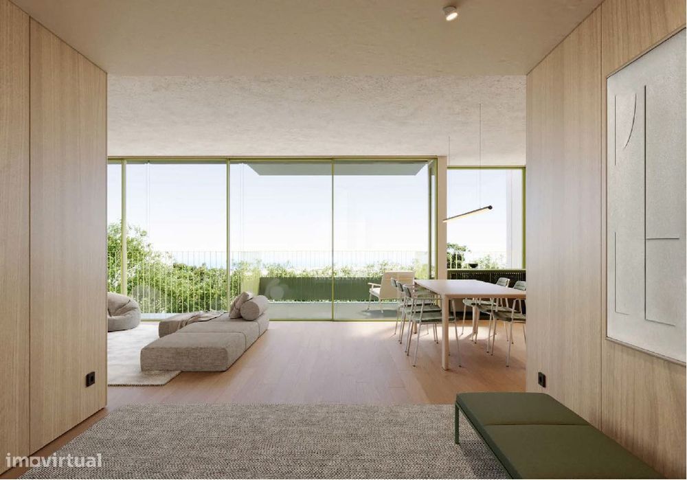 Moradia T2+1 com terraço em empreendimento de luxo no Campo Alegre, Po