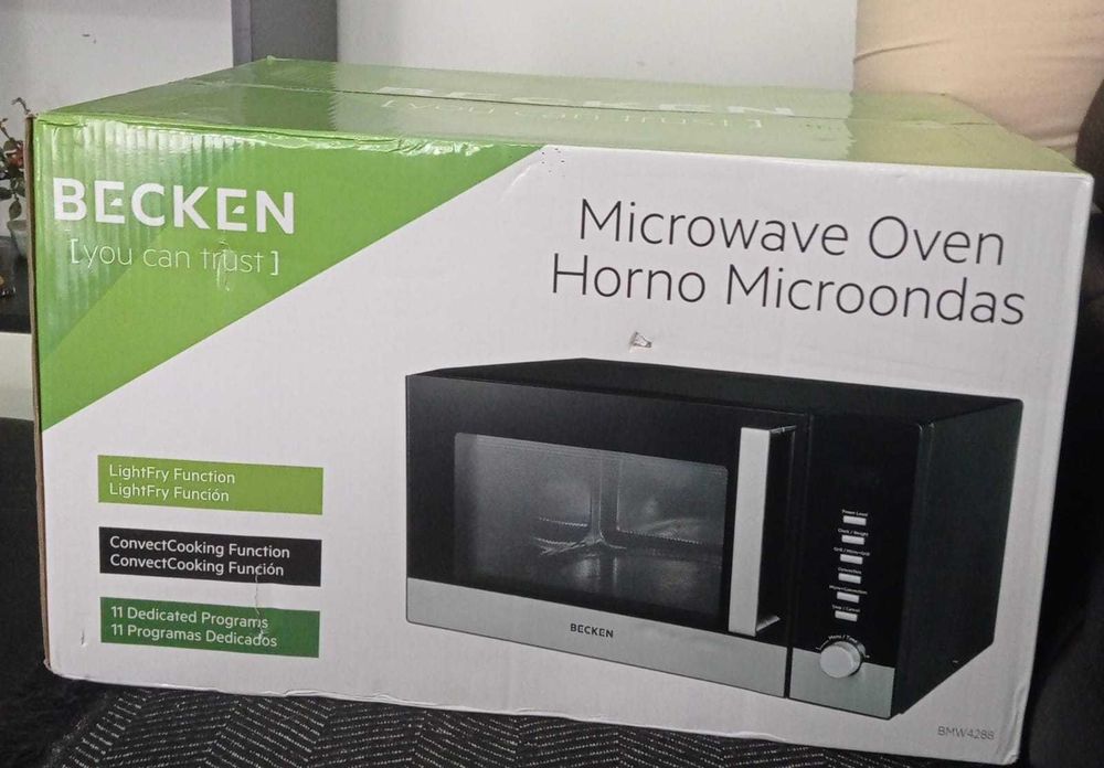 Forno Microondas Becken 30L Novo Na Caixa Função Gril e muito mais