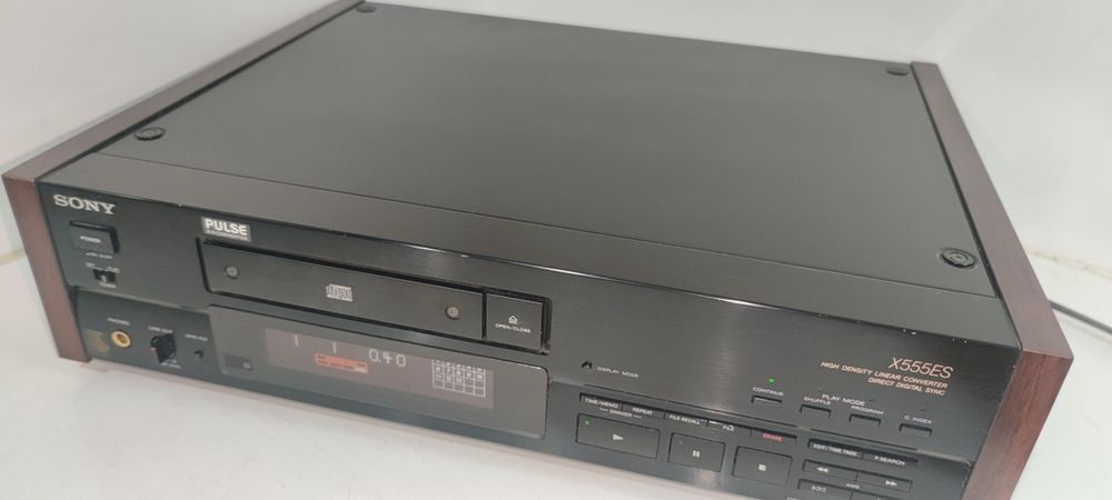SONY CDP-X555ES CD Player Conversor Linear de Alta Densidade VINTAGE