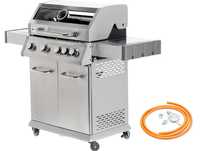 Grill gazowy Yato 4 palnikowy z kuchenką 14,2 kW YG-20003
